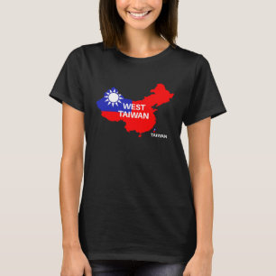 Taiwan ist keine China West Taiwan T-Shirt