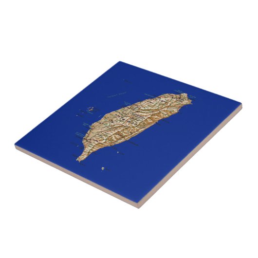 Taiwan-Karten-Fliese Fliese (Seite)