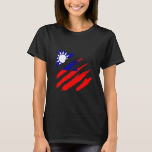 Taiwan Klaue Taiwan Stolz Taiwan Wurzeln Taiwan T-Shirt
