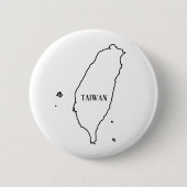 Taiwan-Kontur Button (Vorderseite)