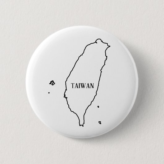 Taiwan-Kontur Button (Vorderseite)