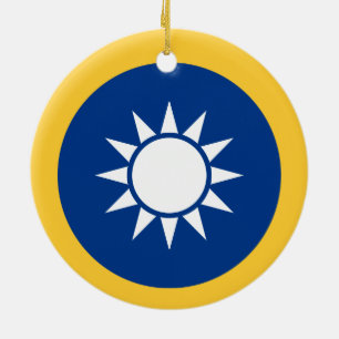 TAIWAN* kundenspezifische Weihnachtsverzierung Keramik Ornament