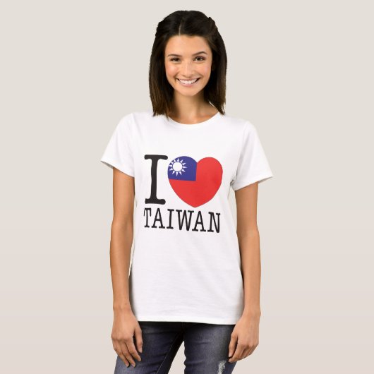 Taiwan-Liebe v2 T-Shirt (Vorne ganz)