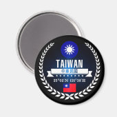 Taiwan Magnet (Vorderseite/Rückseite)
