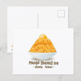 Taiwan Mango Eisschaben Postkarte