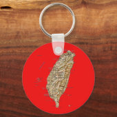 Taiwan Map Keychai Schlüsselanhänger (Vorderseite)