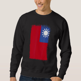 Taiwan National Flag Taiwanese Proud Citizens Dist Sweatshirt
