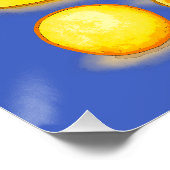 Taiwan Night Market Leckerei - Dim Sum Taro Balls Poster (Ecke)