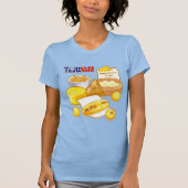 Taiwan Night Market Leckerei - Dim Sum Taro Balls T-Shirt (Vorderseite)