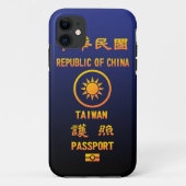 Taiwan Passport Case-Mate iPhone Hülle (Rückseite)