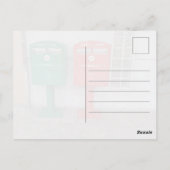 Taiwan Postboxes Mailboxes Greetings Postkarte (Rückseite)