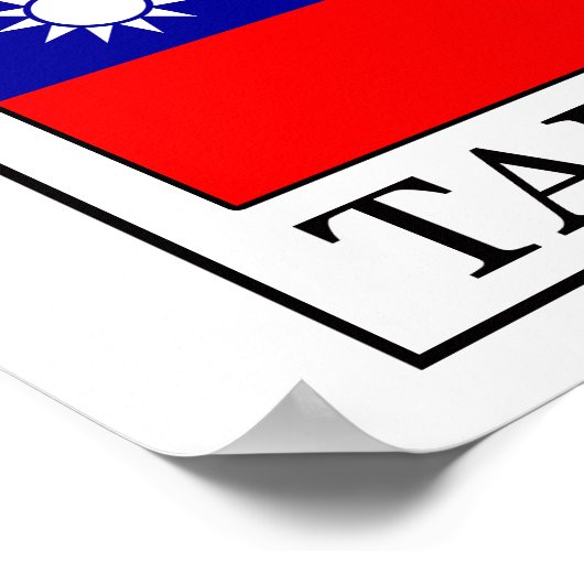 Taiwan Poster (Ecke)