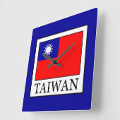 Taiwan Quadratische Wanduhr (Winkel)