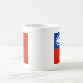 Taiwan-Qualitäts-Flagge Kaffeetasse (Mittel)