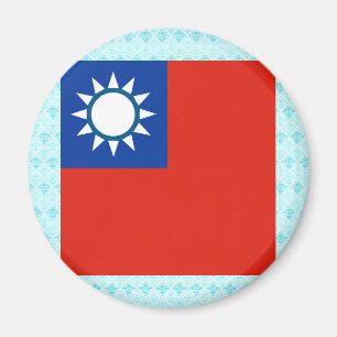 Taiwan-Qualitäts-Flagge Magnet