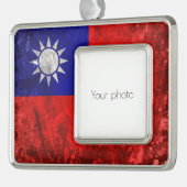Taiwan Rahmen-Ornament Silber (Links)