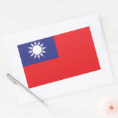 Taiwan Rechteckiger Aufkleber (Umschlag)