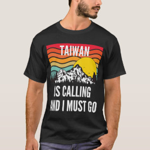 Taiwan ruft an und ich muss gehen, Wavy Sunset Des T-Shirt