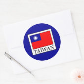 Taiwan Runder Aufkleber (Umschlag)