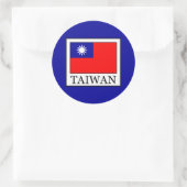 Taiwan Runder Aufkleber (Tasche)