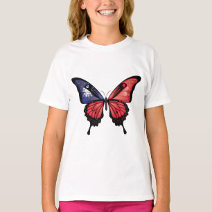 Taiwan Schwalbenschwanz-Schmetterlingsflagge Aufkl T-Shirt