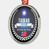 Taiwan Silbernes Ornament (Links)