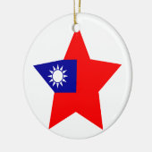 Taiwan-Stern Keramikornament (Links)