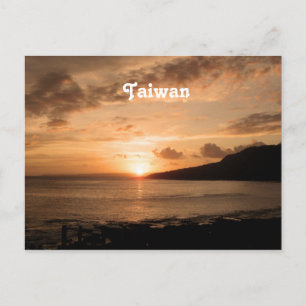 Taiwan Sunset Postkarte