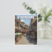 Taiwan Tainan Street Travel Postkarte (Stehend Vorderseite)