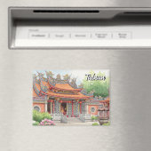 Taiwan Tainan Temple Travel Magnet (In Situ (Geschirrspüler))