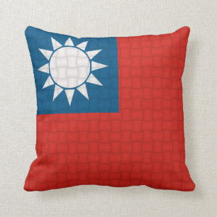 Taiwan-Taiwaneseflagge Kissen