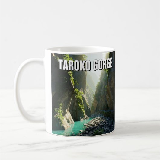 Taiwan Taroko Gorge Travel Kaffeetasse (Links)
