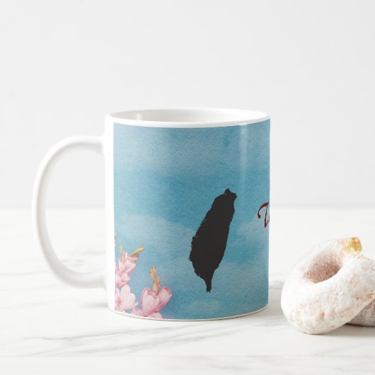 Taiwan-Tasse Kaffeetasse (Mit Donut)