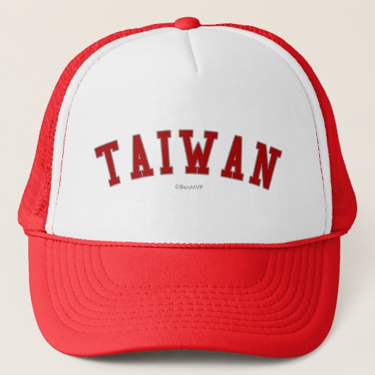 Taiwan Truckerkappe (Vorderseite)