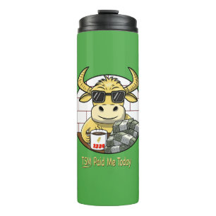Taiwan TSM hat mich heute bezahlt Lustige Aktie fü Thermosbecher
