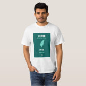 Taiwan-Unabhängigkeits-Flaggen-Pass- 臺灣獨立運動 - T-Shirt (Vorne ganz)