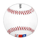 Taiwan und die taiwanesische Flagge mit Ihrem Name Baseball (Rückseite)