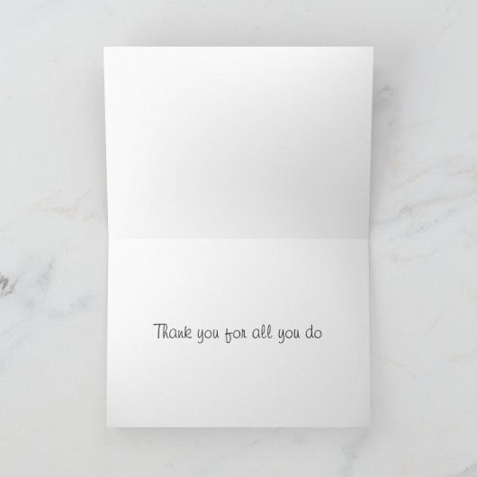 Taiwanese Cherry Tree Blossom Karte (Innenseite)