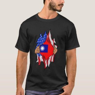 Taiwanesische Blut im Inneren Ich stolz Taiwan-Fla T-Shirt