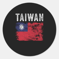 taiwanesische Flagge beeinträchtigt