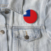 taiwanesische Flagge Button (Beispiel)