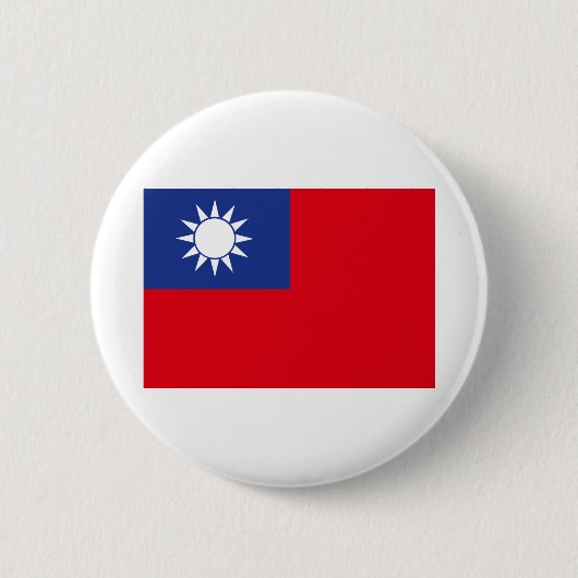 taiwanesische Flagge Button (Vorderseite)