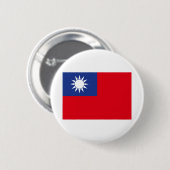 taiwanesische Flagge Button (Vorne & Hinten)