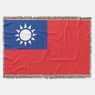 taiwanesische Flagge Decke