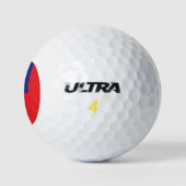 taiwanesische Flagge Golfball (Logo)