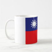 taiwanesische Flagge Kaffeetasse (Links)