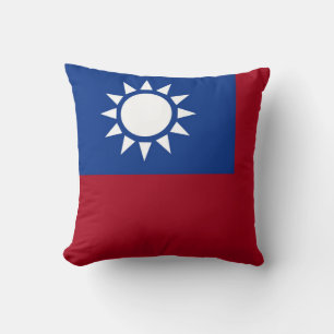 taiwanesische Flagge Kissen