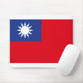 taiwanesische Flagge Mousepad (Mit Mouse)