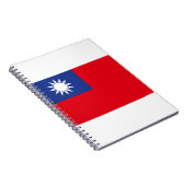 taiwanesische Flagge Notizblock (Rechte Seite)