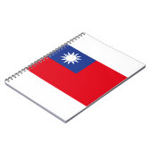 taiwanesische Flagge Notizblock (Linke Seite)